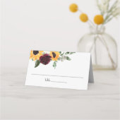 Zonnebloem en Rozen Grieks huwelijk Plaatskaartje (Voorkant)