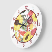 Zonnebloem en Rozen van bonen Grote Klok (Hoek)