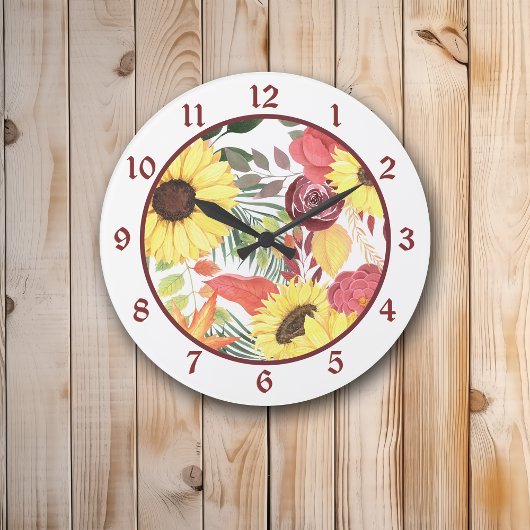 Zonnebloem en Rozen van bonen Grote Klok