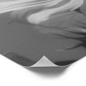 Zonnebloem en snijverige gedeeltelijke kleur poster (Hoek)