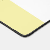 Zonnebloem en vlinder gepersonaliseerd bureaumat (Hoek)