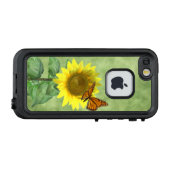  Zonnebloem en Vlinder LifeProof iPhone Hoesje (Achterkant (horizontaal))