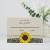 Zonnebloem en Woodland Camoflauge reactie Kaart (Staand voorkant)