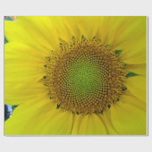 Zonnebloem en zaaigoed, spiraal, goudverhouding cadeaupapier (Vlak)