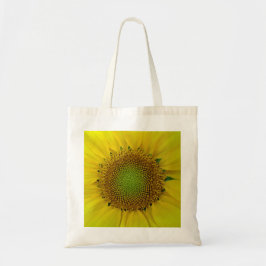 Zonnebloem en zaaigoed, spiraal, goudverhouding tote bag