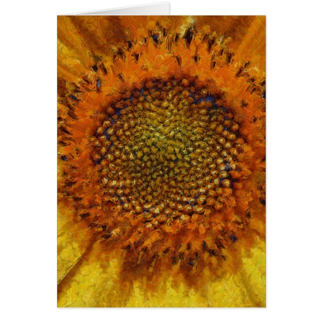 Zonnebloem en zadenpoetsstreekschilfers (Voorkant)