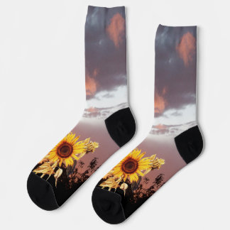 ZONNEBLOEM EN ZOMERZONSONDERGANG SOKKEN