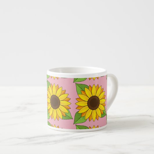Zonnebloem Espresso Kop (Voorkant rechts)