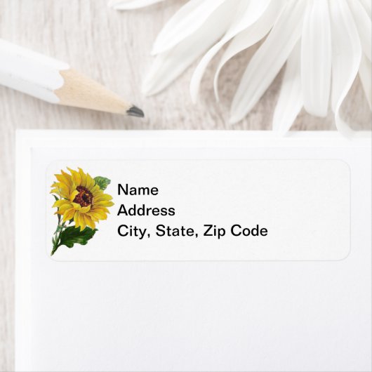 Zonnebloem Etiket (Insitu)