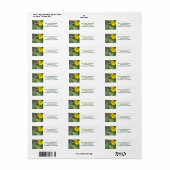Zonnebloem Etiket (Full Sheet)