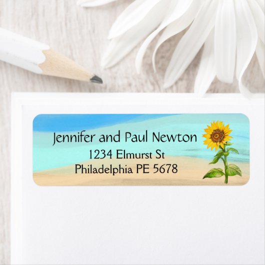 Zonnebloem Etiket (Insitu)