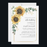 Zonnebloem Eucalyptus 80th Birthday Party Kaart<br><div class="desc">80e Zonnebloem Eucalyptus Uitnodiging van de Partij van de Zonnebloem van de Zonnebloem U kunt gemakkelijk aanpassen door de "Personalize"knoop te klikken. Ideaal voor verjaardagen,  vrijgezellenfeesten en nog veel meer</div>