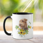 Zonnebloem Eucalyptus Airedale Terrier Dog Mok