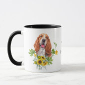 Zonnebloem Eucalyptus Basset Hond Mok (Links)