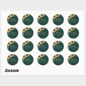 Zonnebloem Eucalyptus Bedank Sticker (Vel)