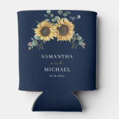 Zonnebloem Eucalyptus Bloemen Elke kleur Bruiloft Blikjeskoeler (Achterkant)