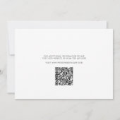 Zonnebloem Eucalyptus Bloemen Website QR Code Save The Date (Achterkant)