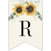 Zonnebloem Eucalyptus Botanische Vrijgezellenfeest Vlaggetjes (Derde vlag)