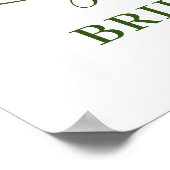 Zonnebloem Eucalyptus BRUIDSBAD Welcome Bord Poster (Hoek)