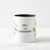 Zonnebloem Eucalyptus Chihuahua Dog Mok (Midden)