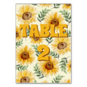 Zonnebloem Eucalyptus Floral Botanical Wedding Kaart (Voorkant)