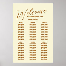 Zonnebloem Eucalyptus Floral Botanical Wedding Poster
