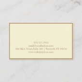 Zonnebloem Eucalyptus Floral Botanisch Visitekaartje (Achterkant)