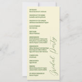 Zonnebloem Eucalyptus Floral Botanische Wed Progra (Achterkant)