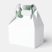 Zonnebloem Eucalyptus Floral Wedding Bedankdoosjes (Achterkant)