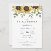 Zonnebloem Eucalyptus Florenz. Vrijgezellenfeest Kaart (Voorkant)