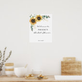 Zonnebloem Eucalyptus Florenz Vrijgezellenfeest We Poster (Keuken)