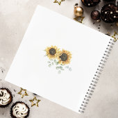 Zonnebloem Eucalyptus Foliage Weddenschap Notitieboek