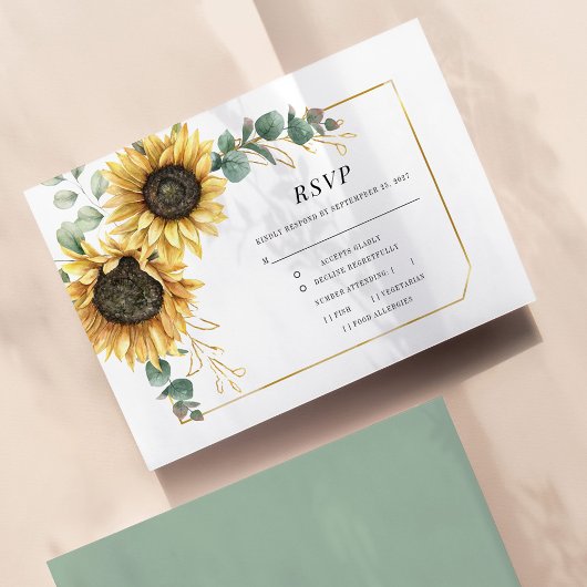 Zonnebloem Eucalyptus Greenery Botanical Gold RSVP
