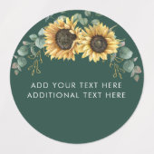 Zonnebloem Eucalyptus Greenery School Teachers Labels (Design 1)