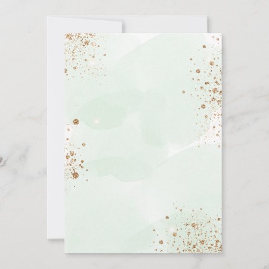 Zonnebloem Eucalyptus groen rustieke bruiloft Kaart (Achterkant)