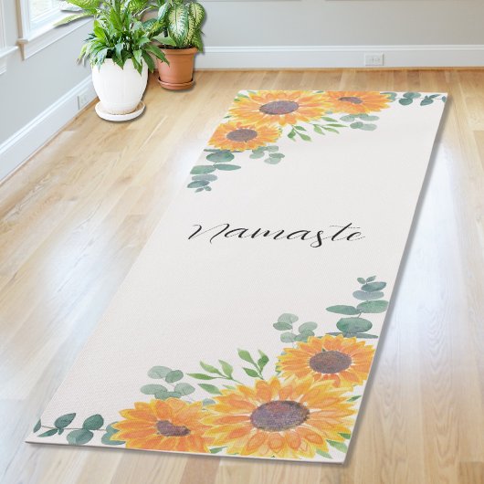 Zonnebloem Eucalyptus Groene Namaste Yogamat