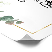 Zonnebloem Eucalyptus Kaarten en geschenken Vrijge Poster (Hoek)