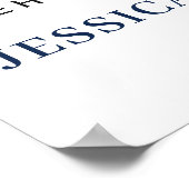 Zonnebloem Eucalyptus PROEFHuwelijk DINER Welkomst Poster (Hoek)