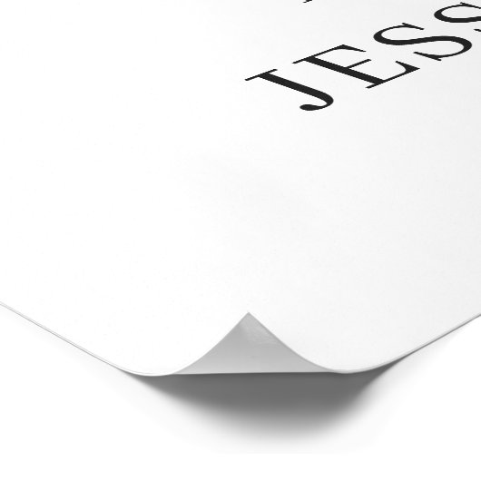 Zonnebloem Eucalyptus REHEARSAL DINNER Welkomsttek Poster (Hoek)