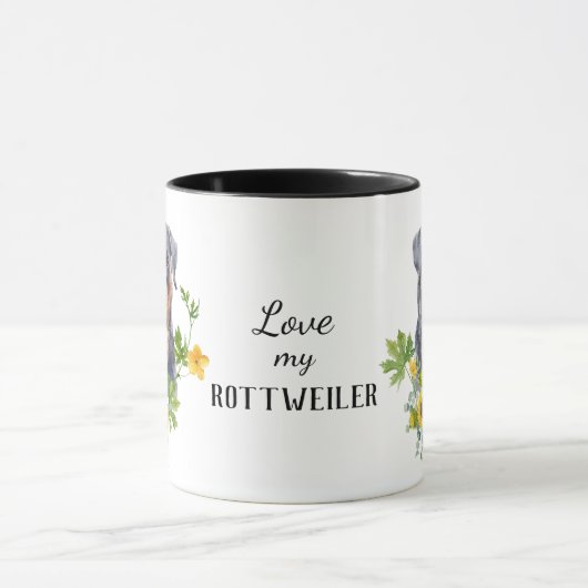 Zonnebloem Eucalyptus Rottweiler Dog Mok (Midden)