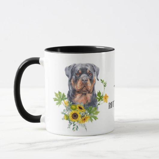 Zonnebloem Eucalyptus Rottweiler Dog Mok (Links)