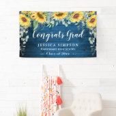 Zonnebloem Eucalyptus Rustige Afstuderen Afstudere Spandoek (Insitu)