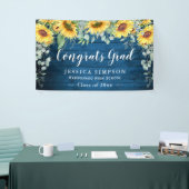 Zonnebloem Eucalyptus Rustige Afstuderen Afstudere Spandoek (Beurs)