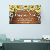 Zonnebloem Eucalyptus Rustige Afstuderen Afstudere Spandoek (Beurs)