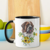 Zonnebloem Eucalyptus Saint Bernard Dog Mok