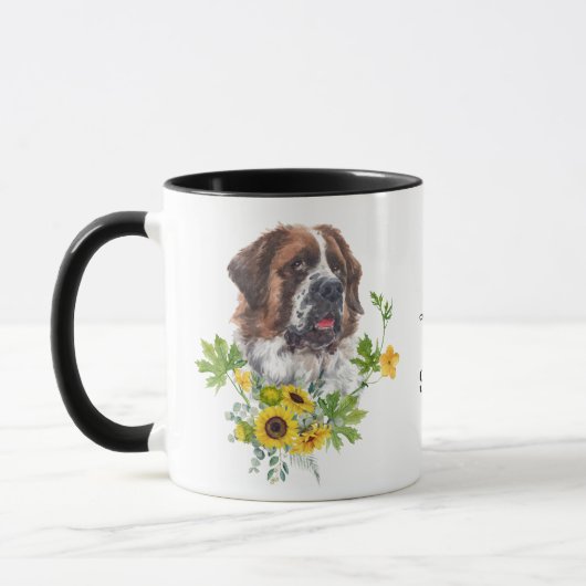Zonnebloem Eucalyptus Saint Bernard Dog Mok (Links)