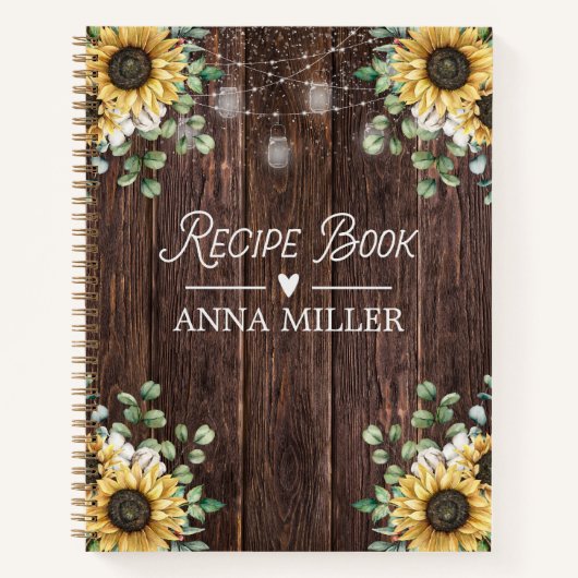 Zonnebloem Eucalyptus String Light Recept Boek (Voorkant)