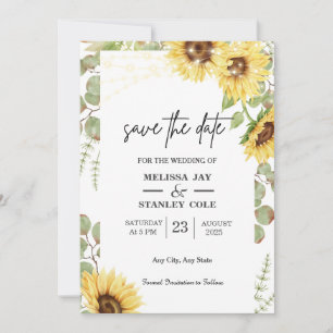 Zonnebloem Eucalyptus String Lights Weddenschap Save The Date