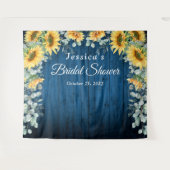 Zonnebloem eucalyptus Vrijgezellenfeest foto achte Wandkleed (Voorkant (horizontaal))