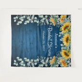 Zonnebloem eucalyptus Vrijgezellenfeest foto achte Wandkleed (Voorkant (horizontaal))